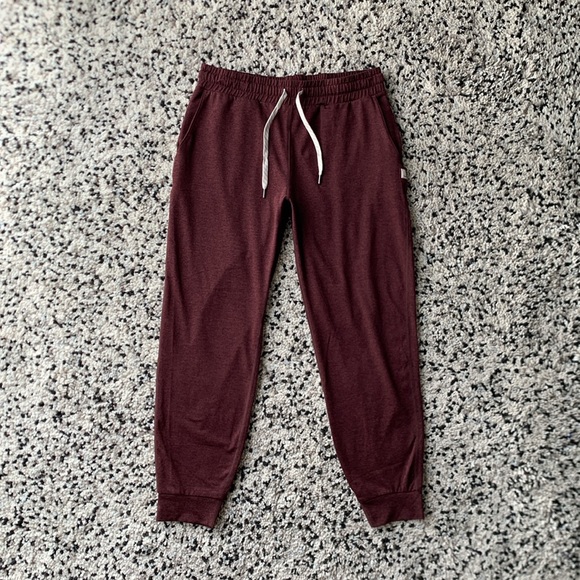 Vuori Women’s Performance Jogger Ruby Heather Red Soft Comfy Size Small - Picture 2 of 13